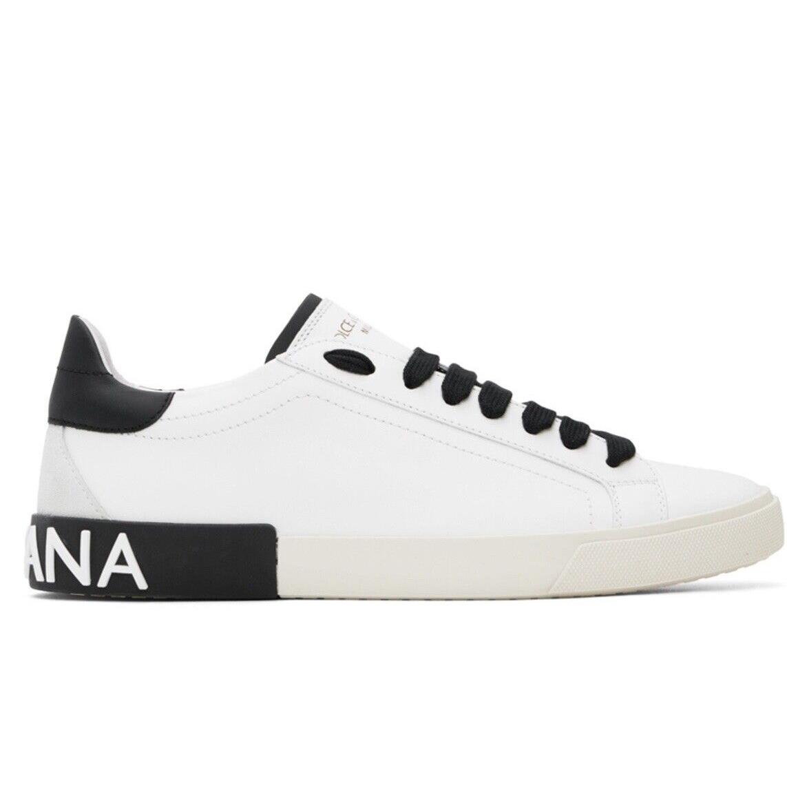 Dolce Gabbana Portofino Sneakers White/black Men US 12 / Eur 45