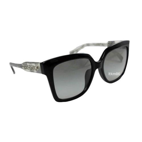 Michael Kors Cortina MK2082F-300511 Black / Grey Gradient Sunglasses - Frame: Black, Lens: Grey Gradient