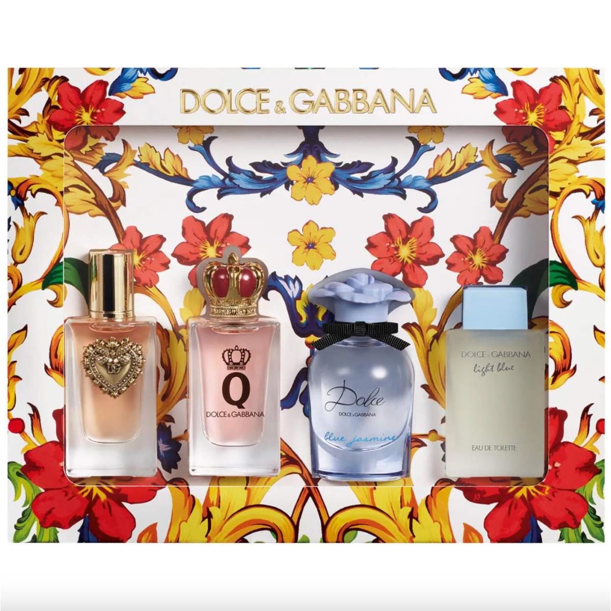 Dolce Gabbana Mini Women`s Coffret Perfume Set Limited Edition 4 x 0.17 oz