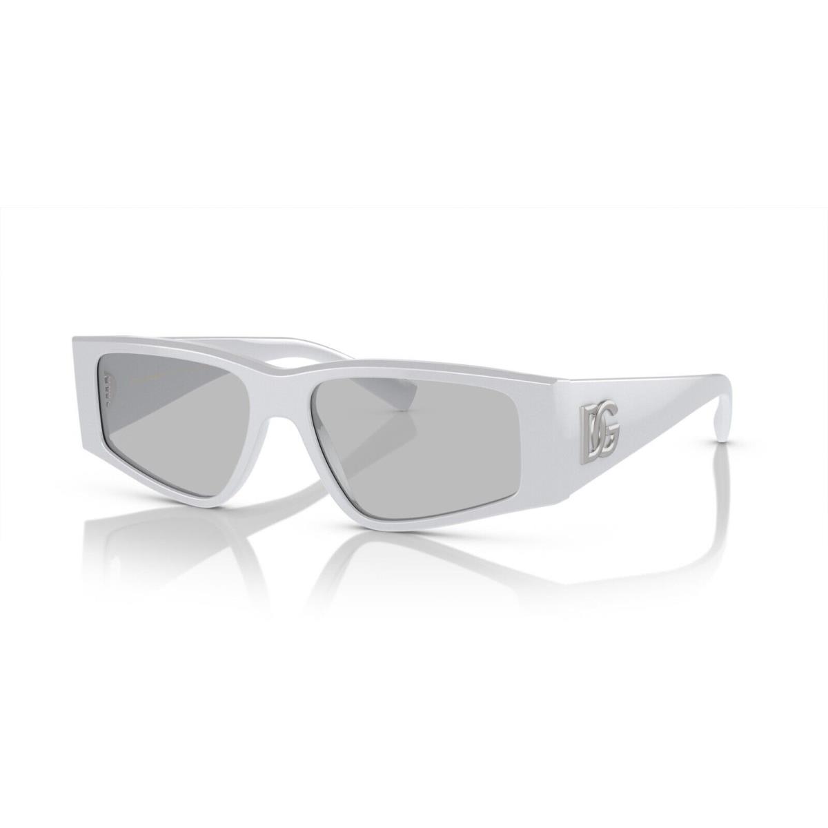 Dolce Gabbana DG 4453 Light Grey/light Grey 3418/87 Sunglasses