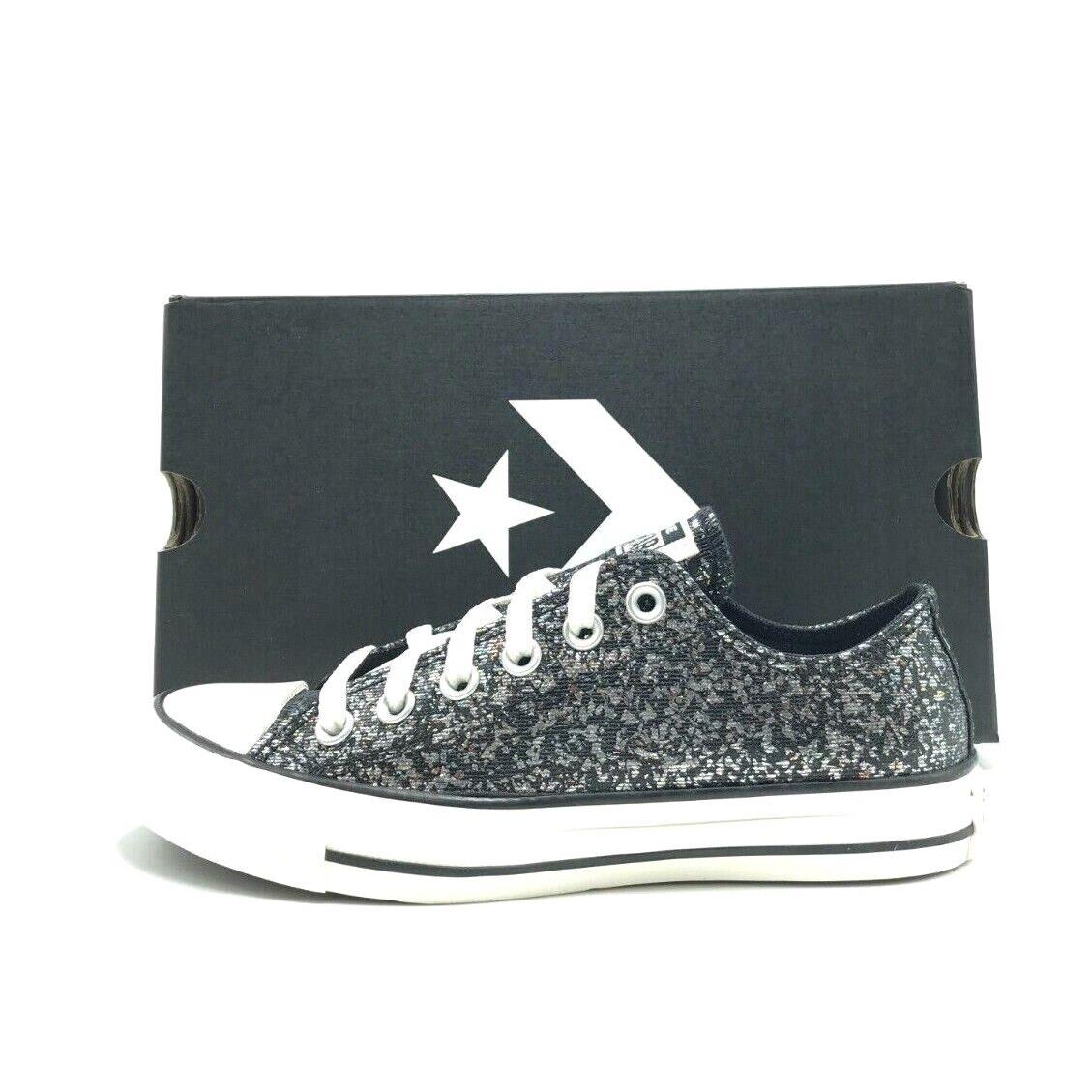 Women Converse Chuck Taylor All Star Low Top Glitter Black A11138C