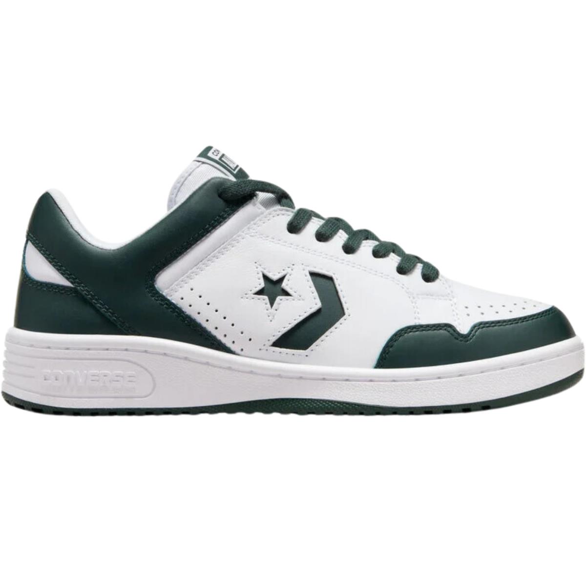 Converse Weapon Low Men`s Casual Shoes All Colors US Sizes 7-14 White/Deep Emerald/White