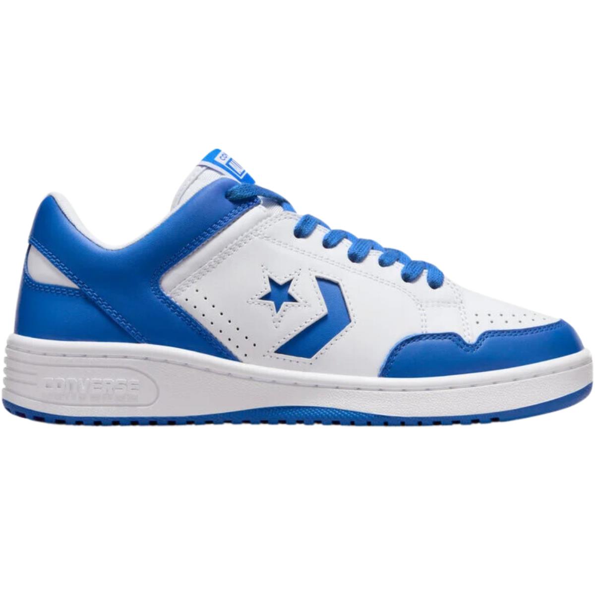 Converse Weapon Low Men`s Casual Shoes All Colors US Sizes 7-14 White/Laser Blue/White