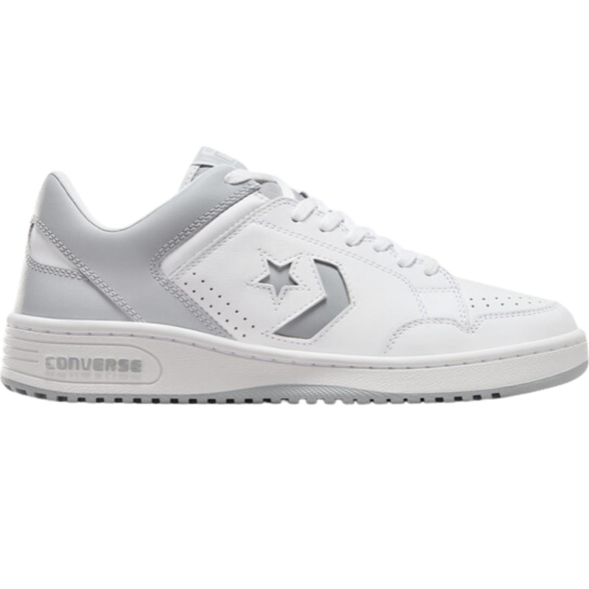 Converse Weapon Low Men`s Casual Shoes All Colors US Sizes 7-14 White/White/Grey