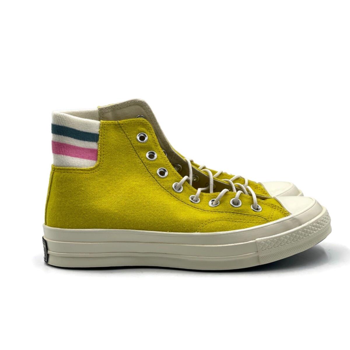 Converse Chuck 70 Hi Women Sz 9.5 Casual Shoecasual Shoe Yellow Fashion Sneaker