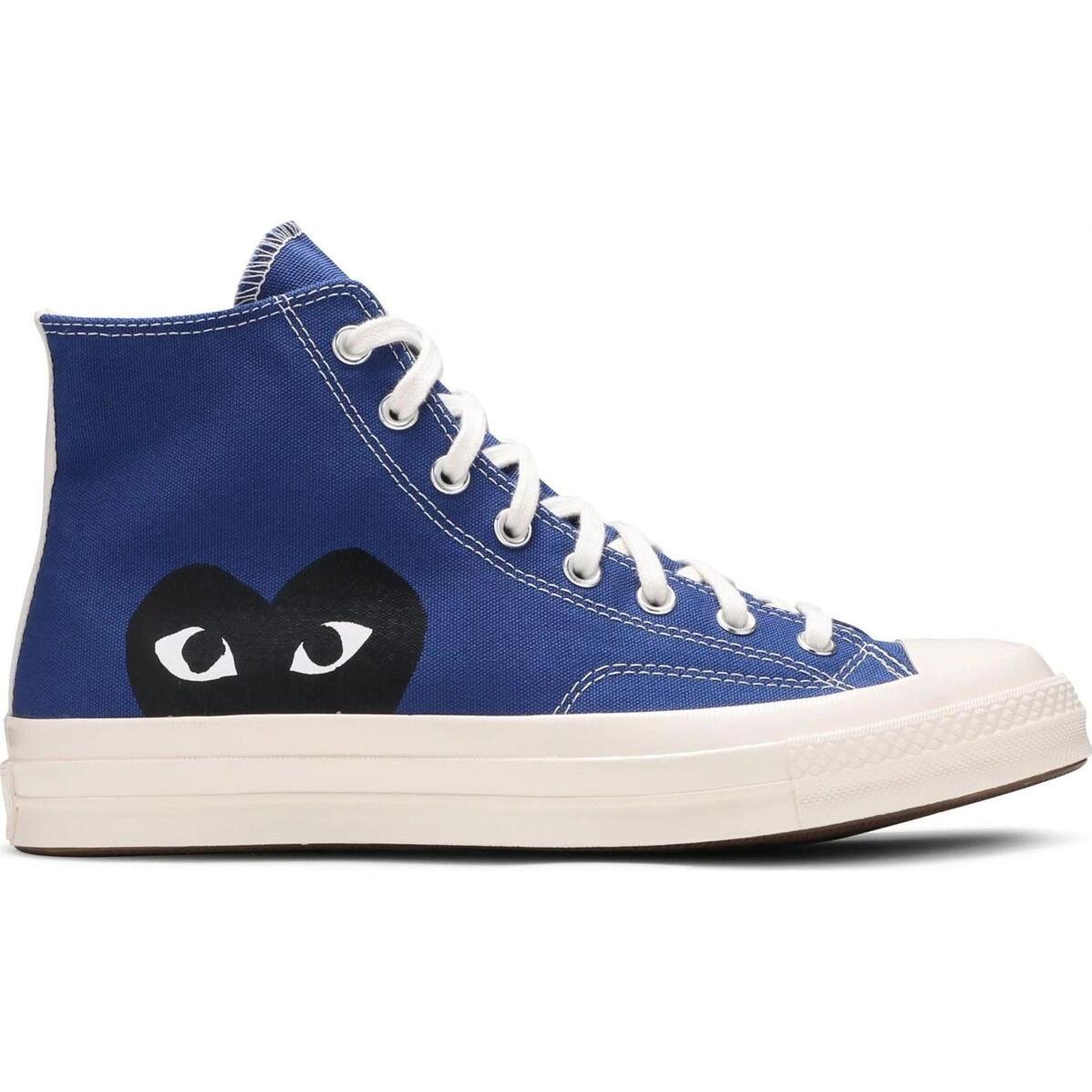 Converse X Play Comme Des Garons Chuck 70 Sneakers Blue Quartz/egret/bl