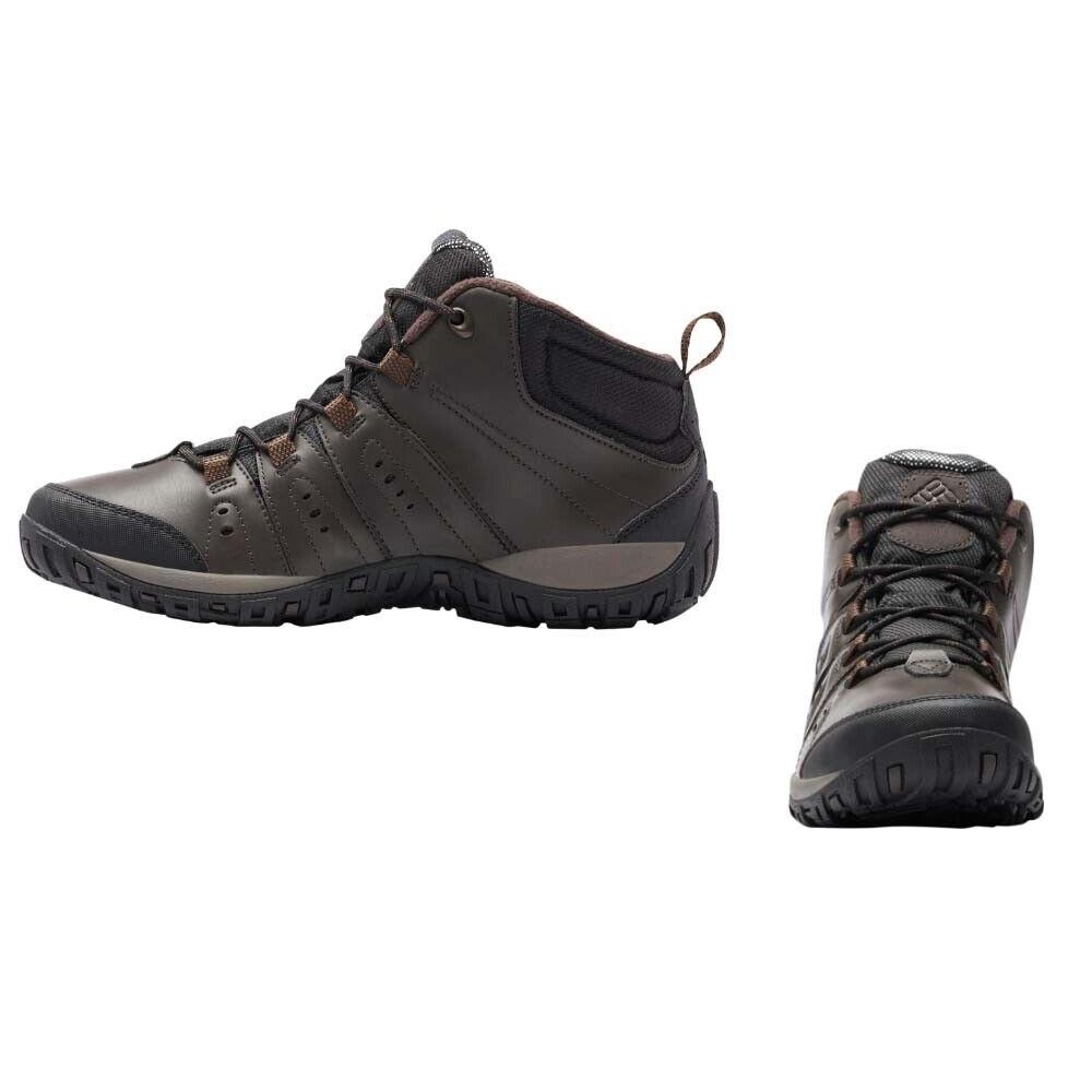 Columbia Woodburn II Men`s Waterproof Omni-heat Shoes Brown