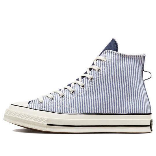 Converse Chuck 70 High `washed Indigo Hickory Stripes`