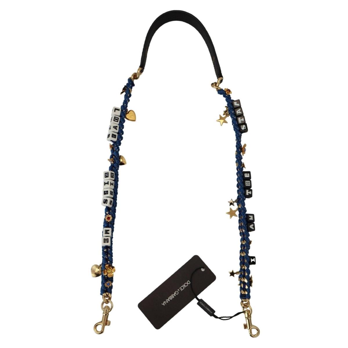 Dolce Gabbana Multicolor Embellished Bag Shoulder Strap