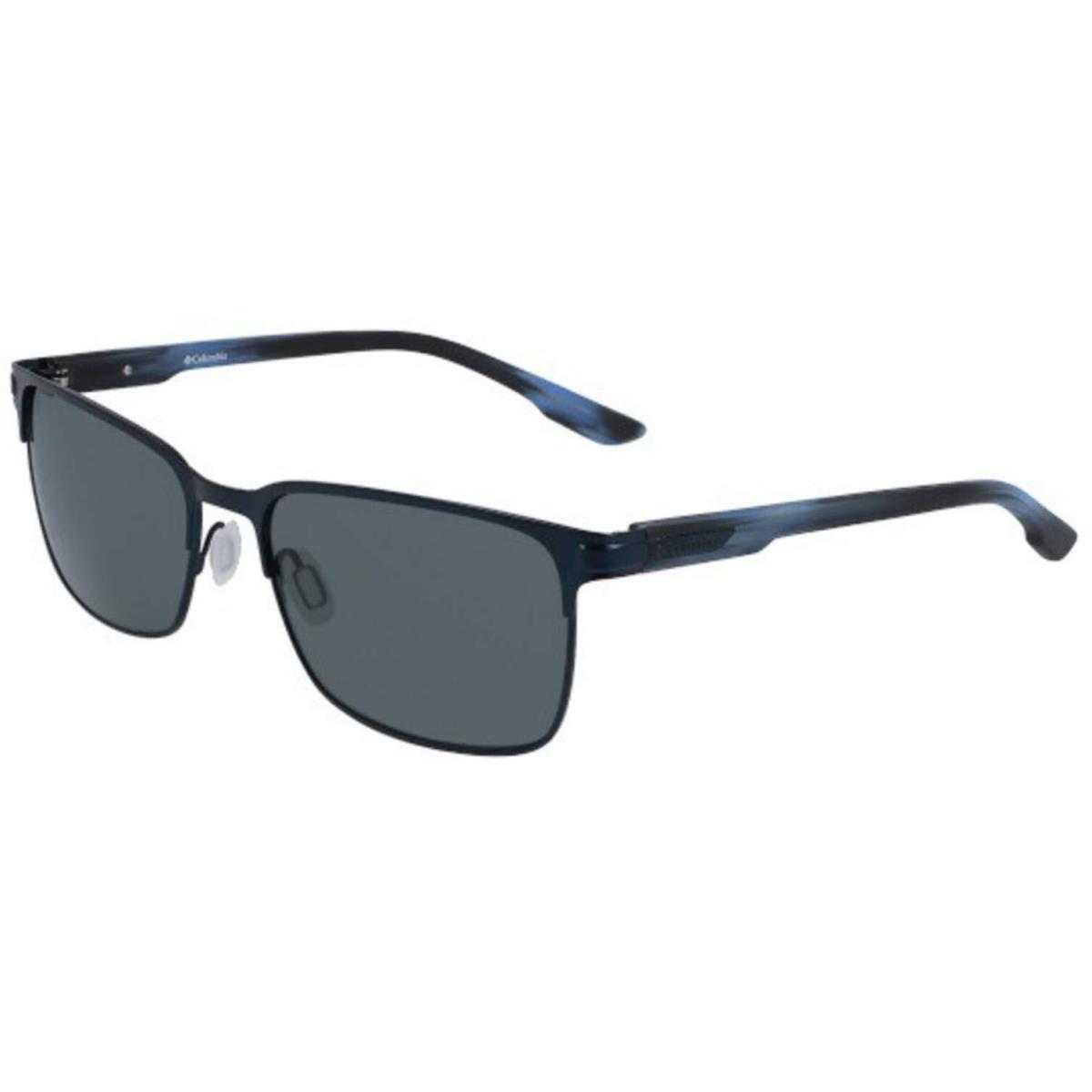 Columbia C-115S 424 Matte Navy Pike Lake Sunglasses with Smoke Lenses