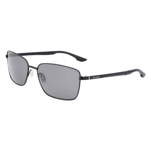 Columbia C-121S 002 Satin Black Sunglasses with Grey Lenses