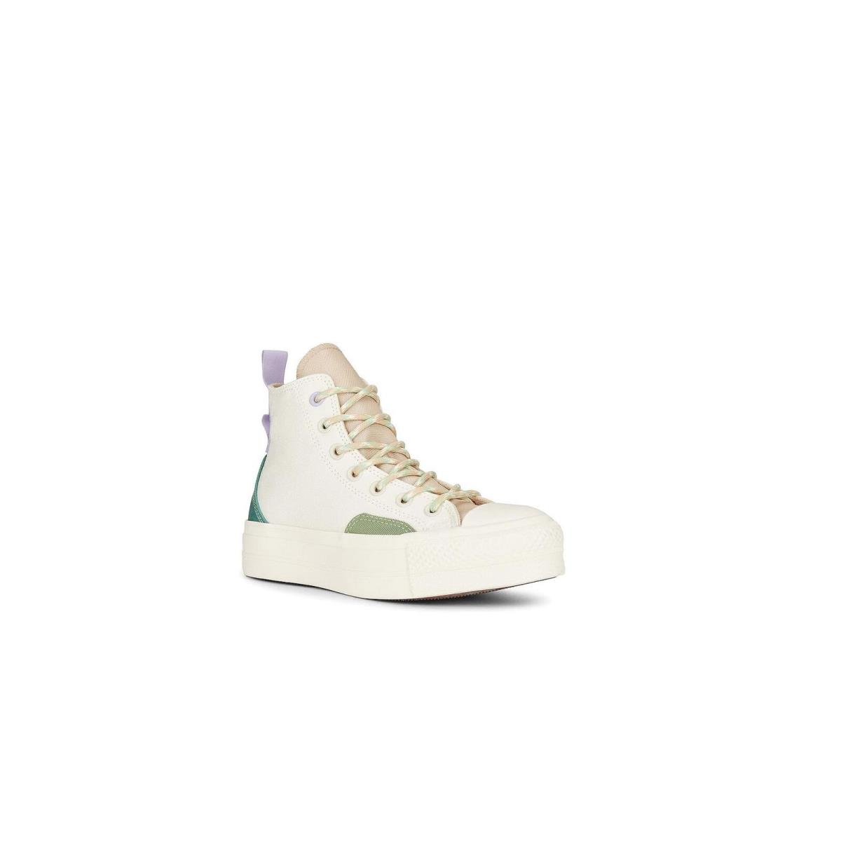 Converse Women`s Chuck Taylor All Star Lift Hi Platform Shoes A05127C Off White