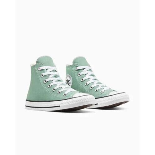 Converse Ctas Hi A06563F Sneakers Men`s Size 5 Green Canvas Lace Up Shoes FD0072 - Green