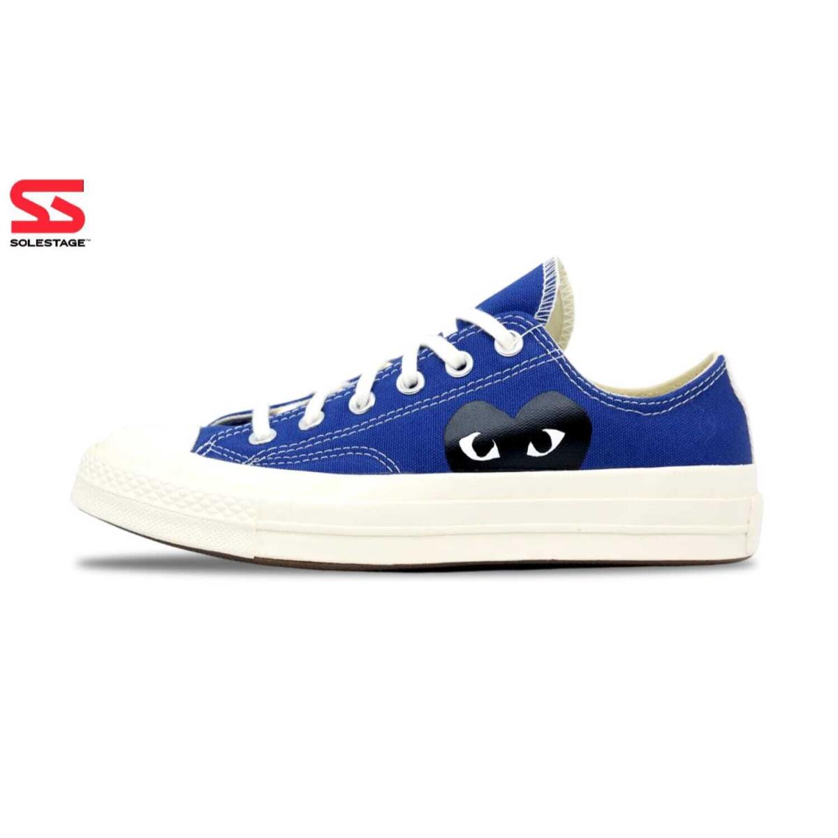 Converse Chuck 70 Cdg OX Blue Quartz/egret-black 171848C Men`s