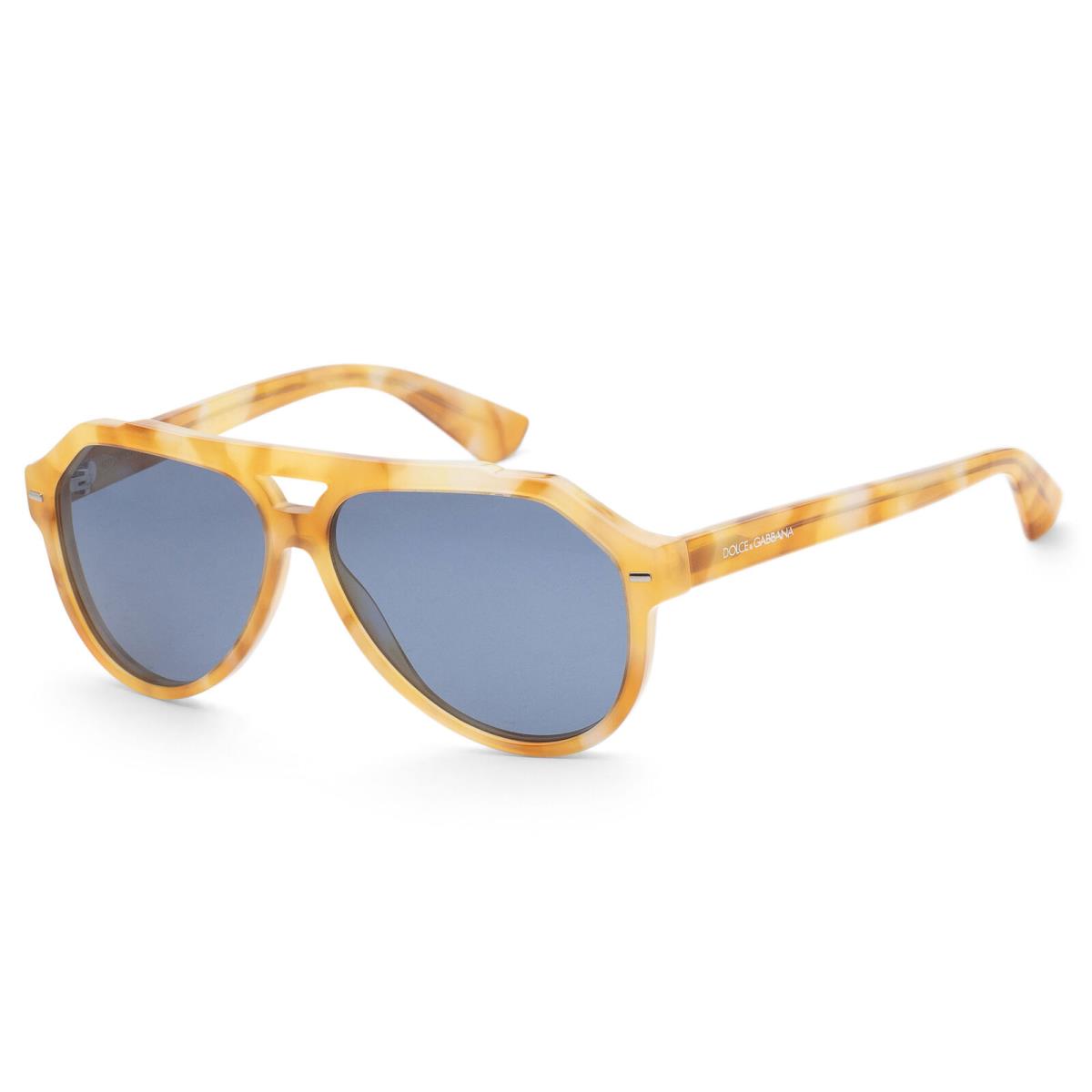 Dolce Gabbana Men`s 60mm Yellow Tortoise Sunglasses DG4452-34222V-60