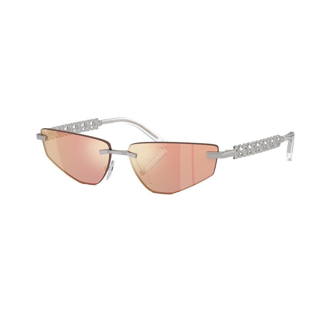 Dolce Gabbana Women`s Dg2301 Sunglasses 58Mm Sunglasses Women`s Silver