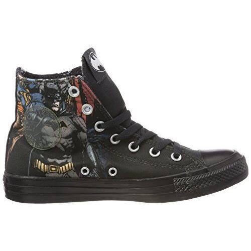 Converse Womens Ctas Hi DC Comic Sneakers Black White US 6.5 / UK 4.5 / Eur 37 - Black White