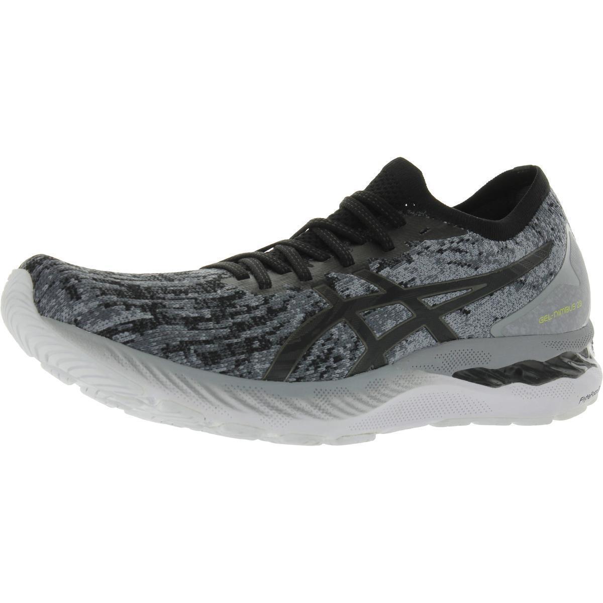 Asics Mens Gel Nimbus 23 Knit Gray Running Shoes 9.5 Medium D Bhfo 4439