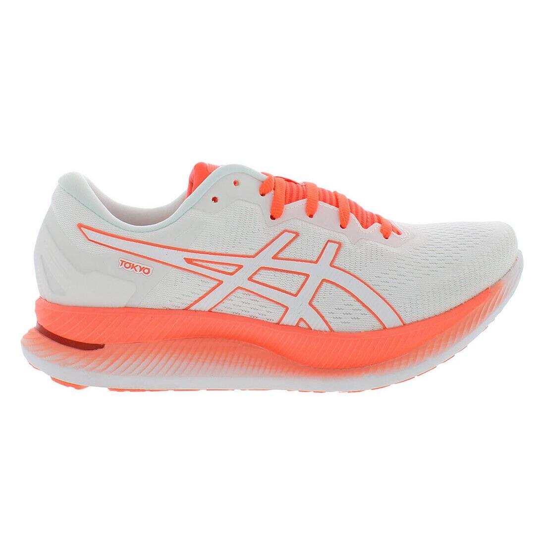 Asics Glideride Tokyo Womens Shoes Size 11 Color: White/orange - White/Orange, Full: White/Orange