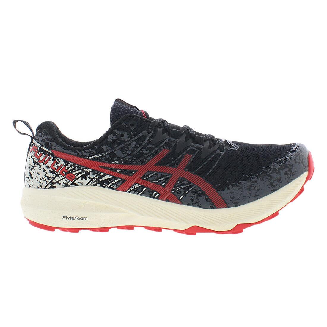 Asics Fuji Lite 2 Mens Shoes Size 14 Color: Black/red - Black/Red, Full: Black/Red