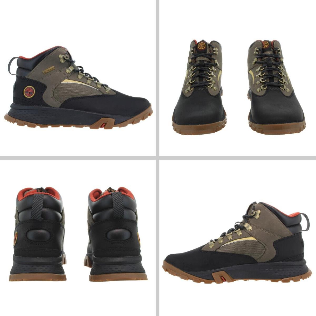 Timberland Men`s MT Lincoln Mid Gore-tex Black - Brown Hiking Boots