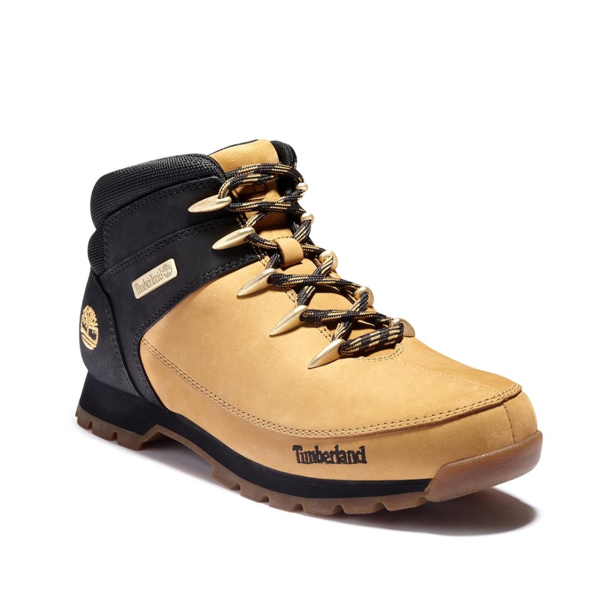 Man`s Boots Timberland Euro Sprint Hiking Boot Wheat Yellow/Black