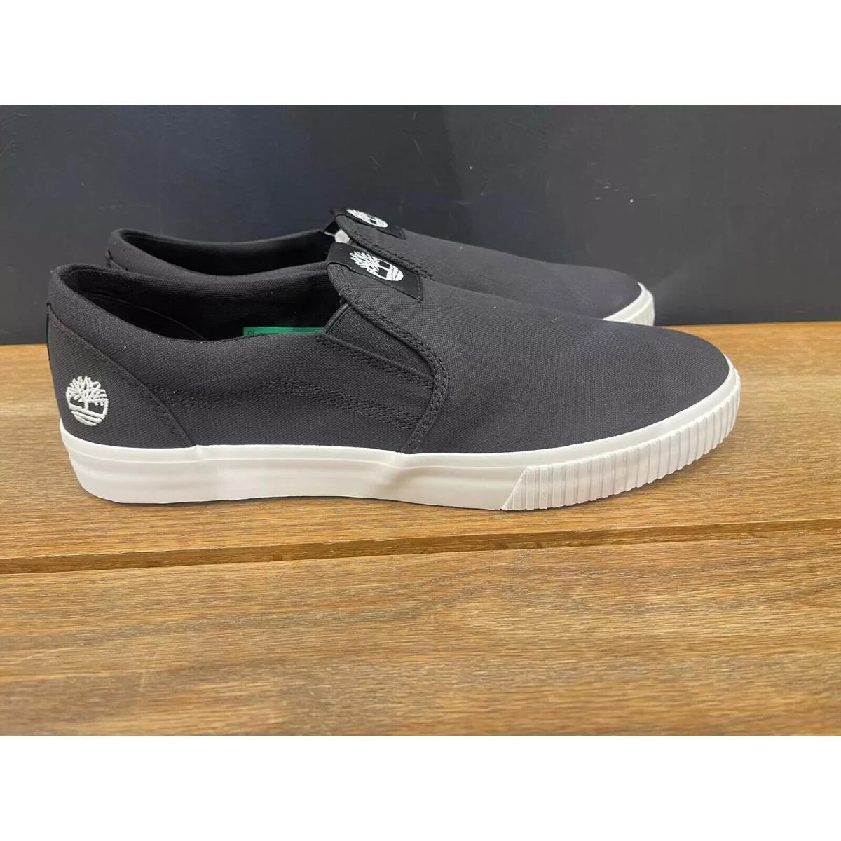 Timberland Men`s Mylo Bay Low Slip ON Sneaker Black Canvas A662W All Sizes