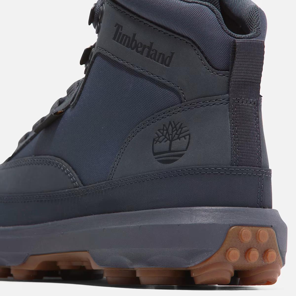 Timberland Converge Boot `dark Blue` Men`s Grey Nubuck Casual Trail Boots