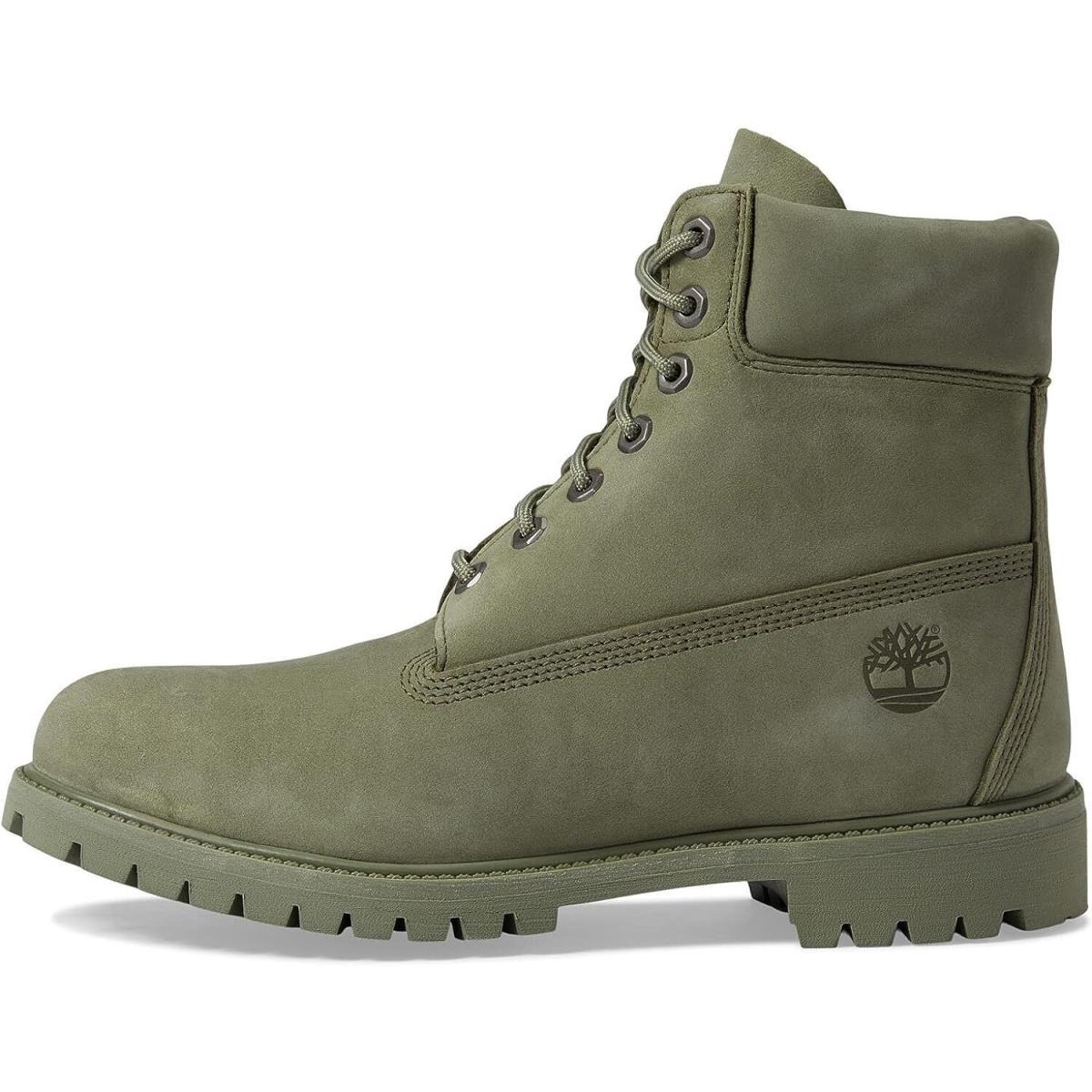 Men`s Timberland 6 In. Premium Boot Dark Green Nubuck TB0A5PD4991