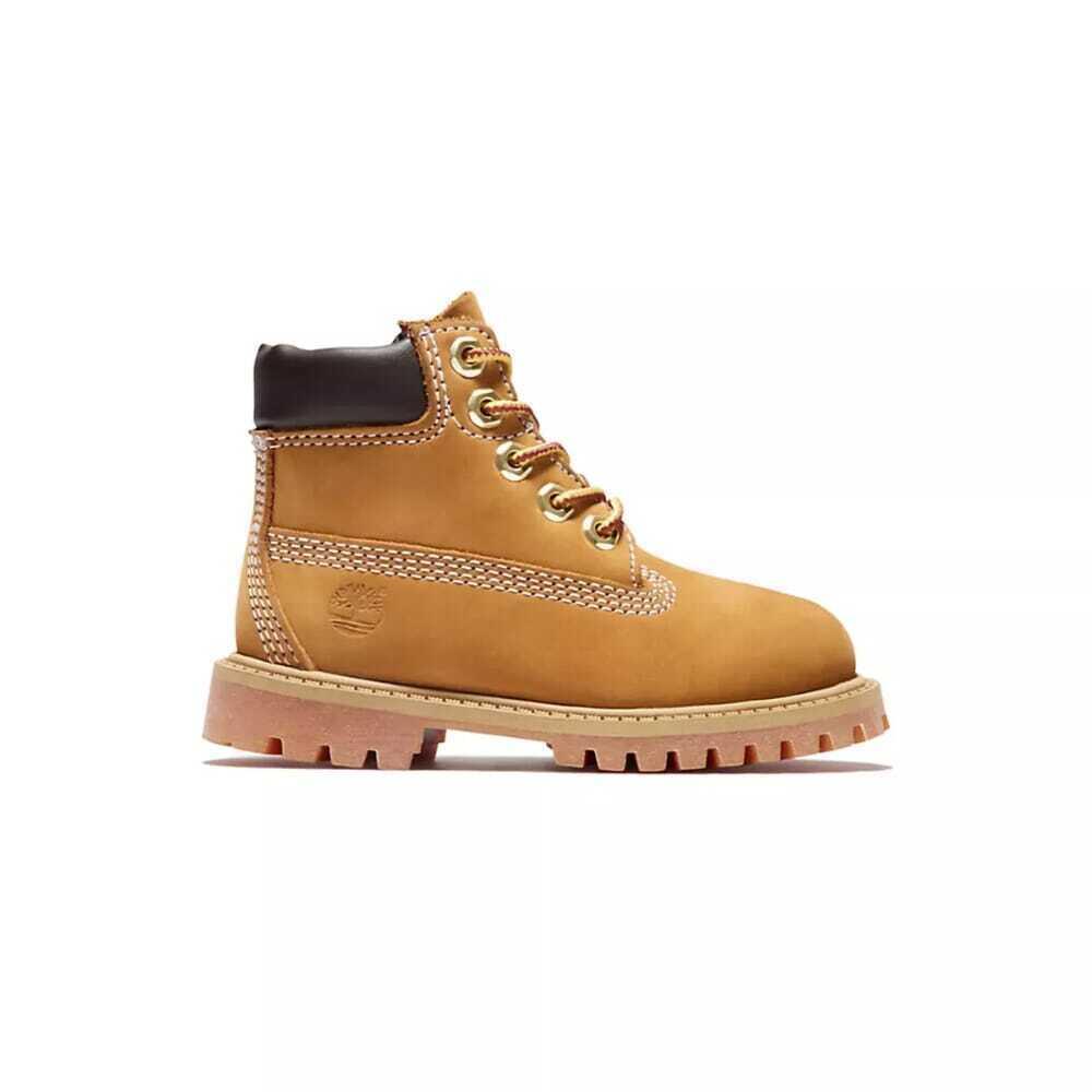 Timberland 6 Inch Premium Waterproof Boot Wheat Nubuck TB 012809 713 Toddler