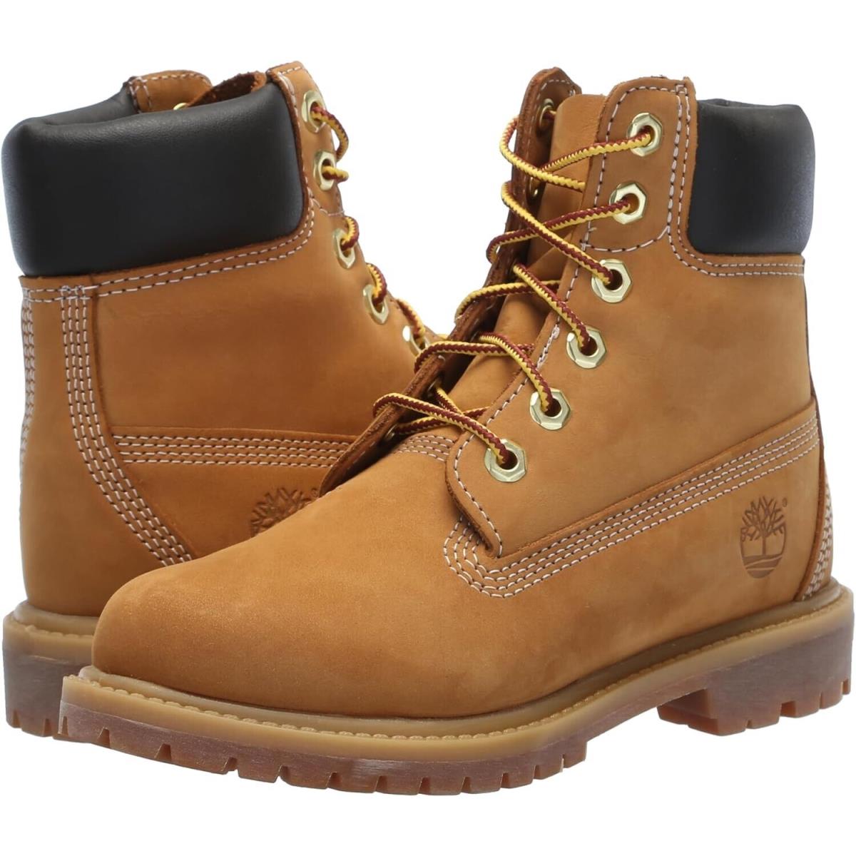 Women`s Shoes Timberland 6 Premium Waterproof Boots TB1103617131 Wheat Nubuck