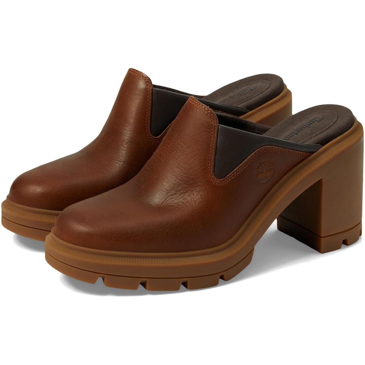 Women`s Shoes Timberland Allington Heights Clog Heels TB0A64TZEM61 Rust