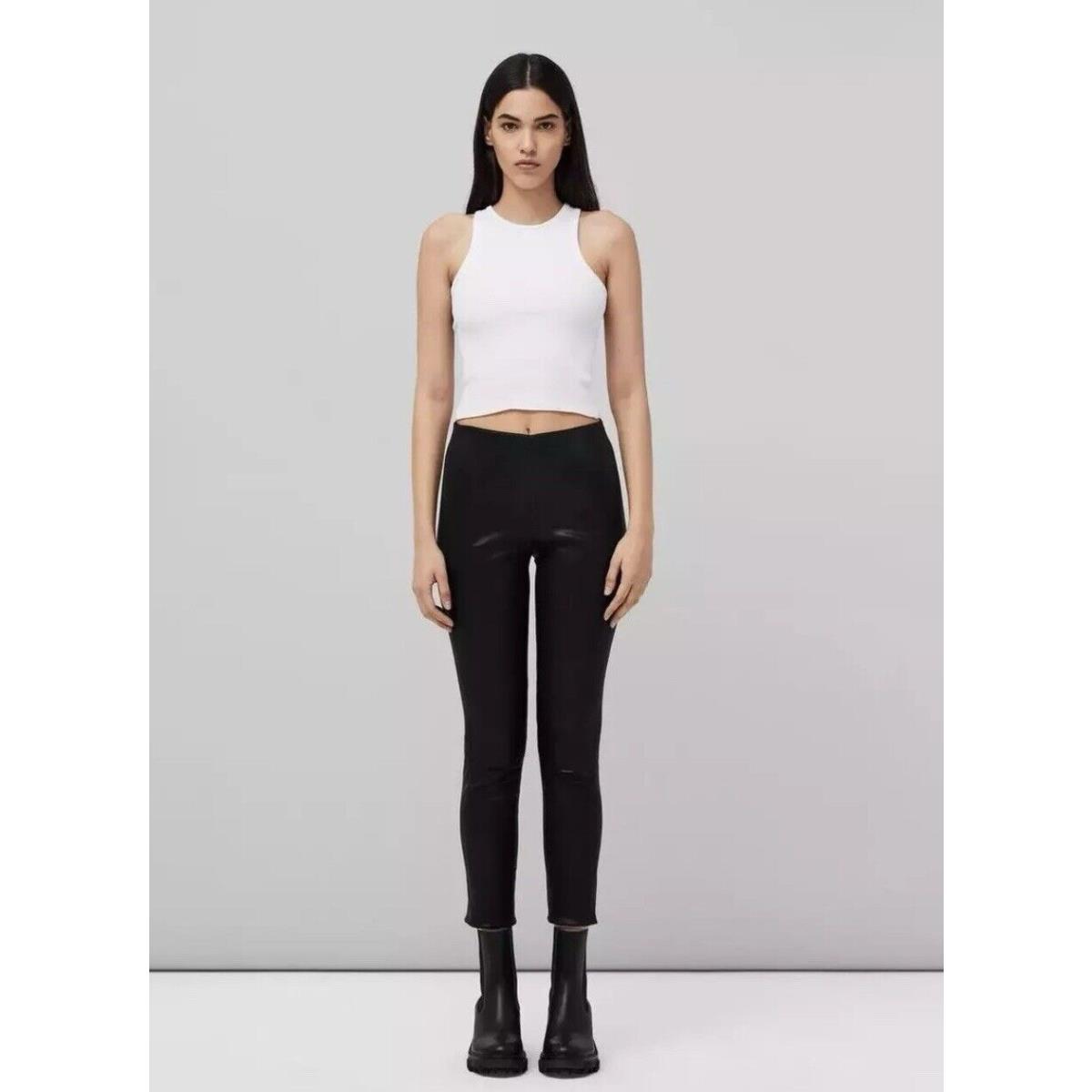 Rag Bone Simone Slim Fit Cropped Leather Pants sz.00