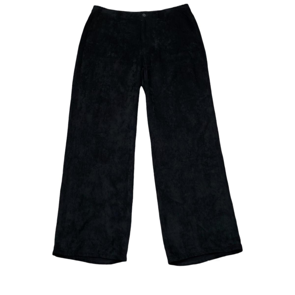 Rag Bone Women`s Size 31 Ellie Straight Leg Corduroy Pants Black Stretch