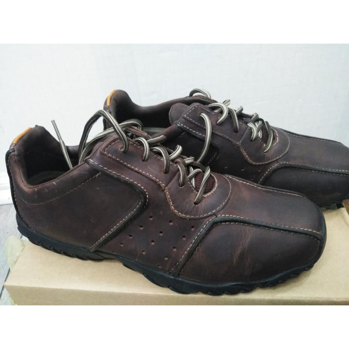 Nos Timberland Lex Lace-up Brown Leather Shoes 56501 - Men`s Size 8.5M Read