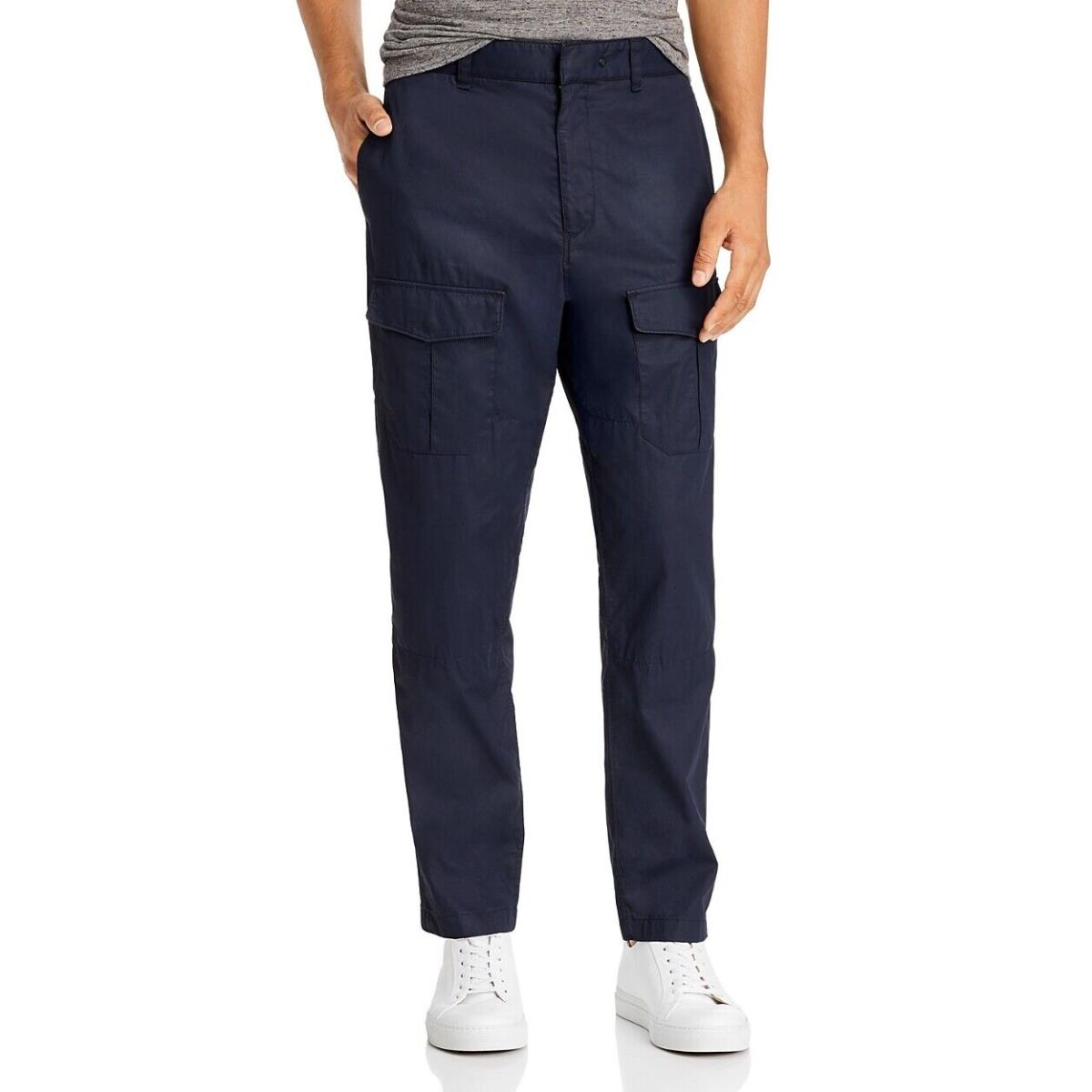 Rag Bone 257841 Mens Corbin Slim Fit Cargo Pants Solid Navy Size 36