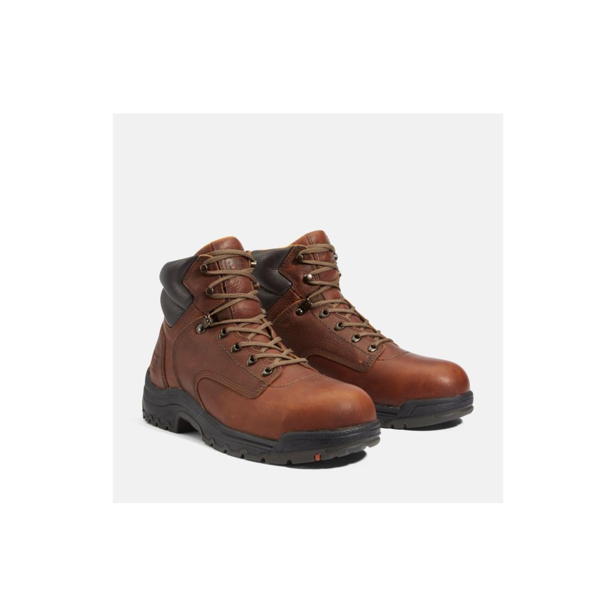 Timberland Titan Work Boot 6 Safety Toe Size 13 Coffee 26063