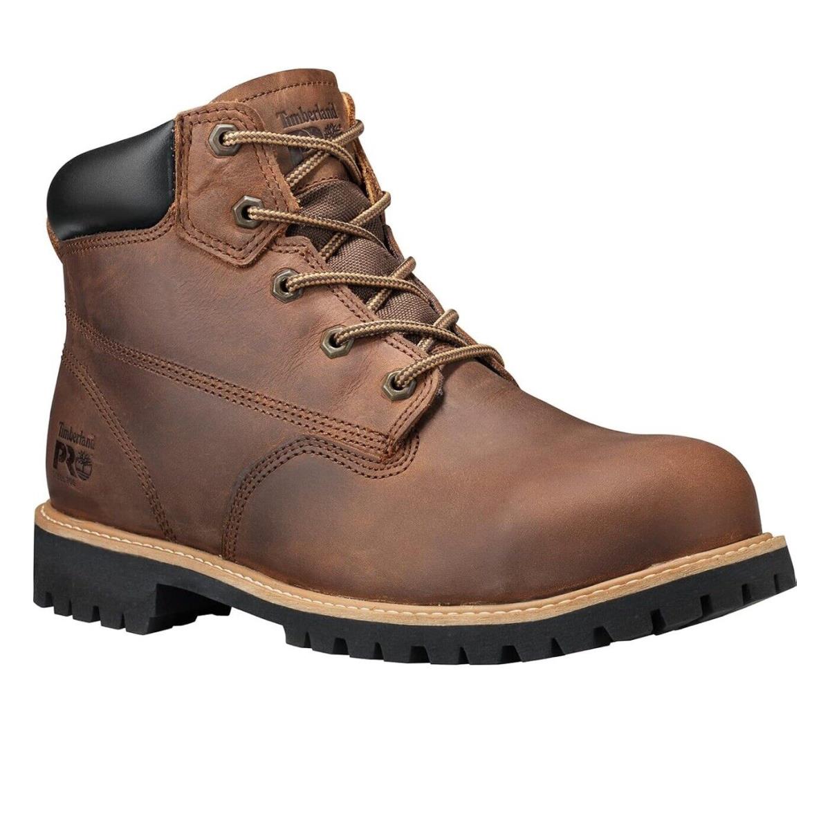 Timberland Pro Gritstone 6 Steel Safety Toe Work Boots Brown 0A1Q8D 214 Size 12