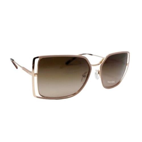 Michael Kors Golden Isles MK1053-110813 Rose Gold / Brown Gradient Sunglasses