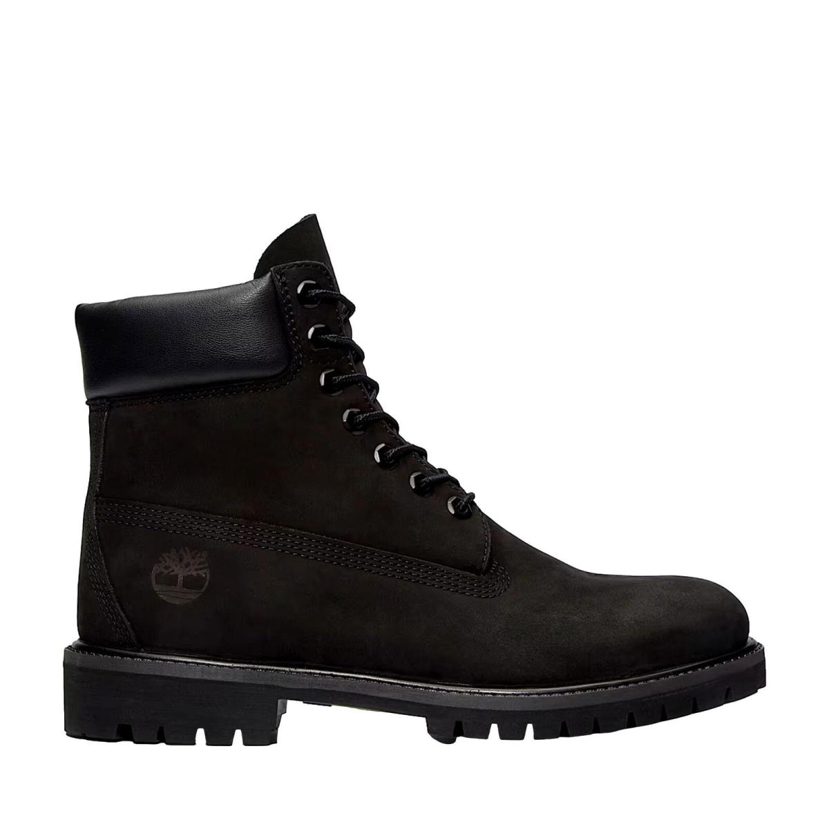 Timberland 6 Inch Premium Waterproof Boot Black Nubuck TB0A2HMV-001 Men`s Size