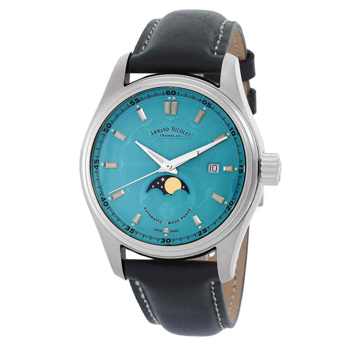 Armand Nicolet Mh2 Blue Dial Men`s Watch A640L-TF-P140NR2