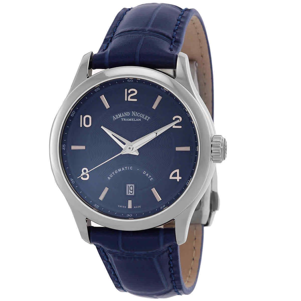 Armand Nicolet M02-4 Automatic Blue Dial Men`s Watch A840AAA-BU-P840BU2