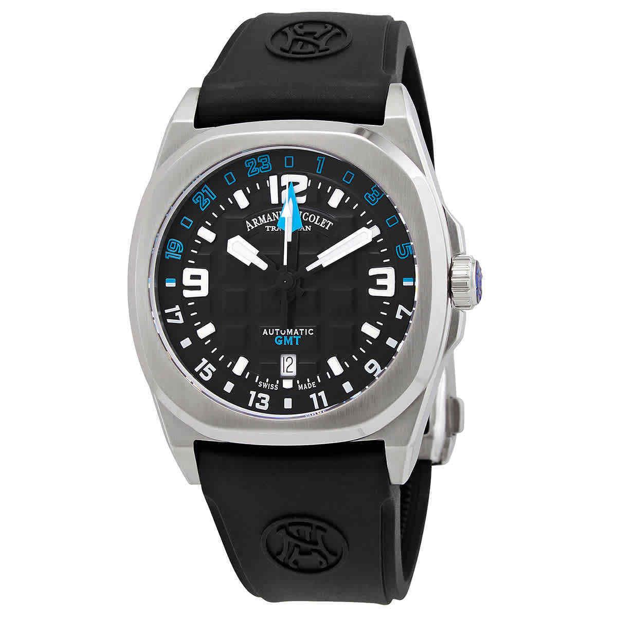 Armand Nicolet JH9 Automatic Black Dial Men`s Watch A663HAA-NZ-GG4710N