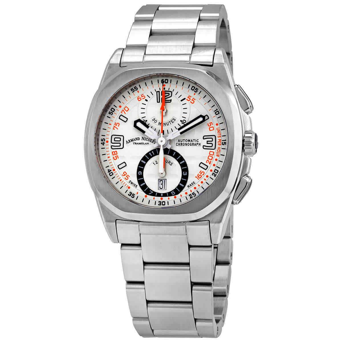 Armand Nicolet JH9 Chronograph Automatic Silver Dial Men`s Watch