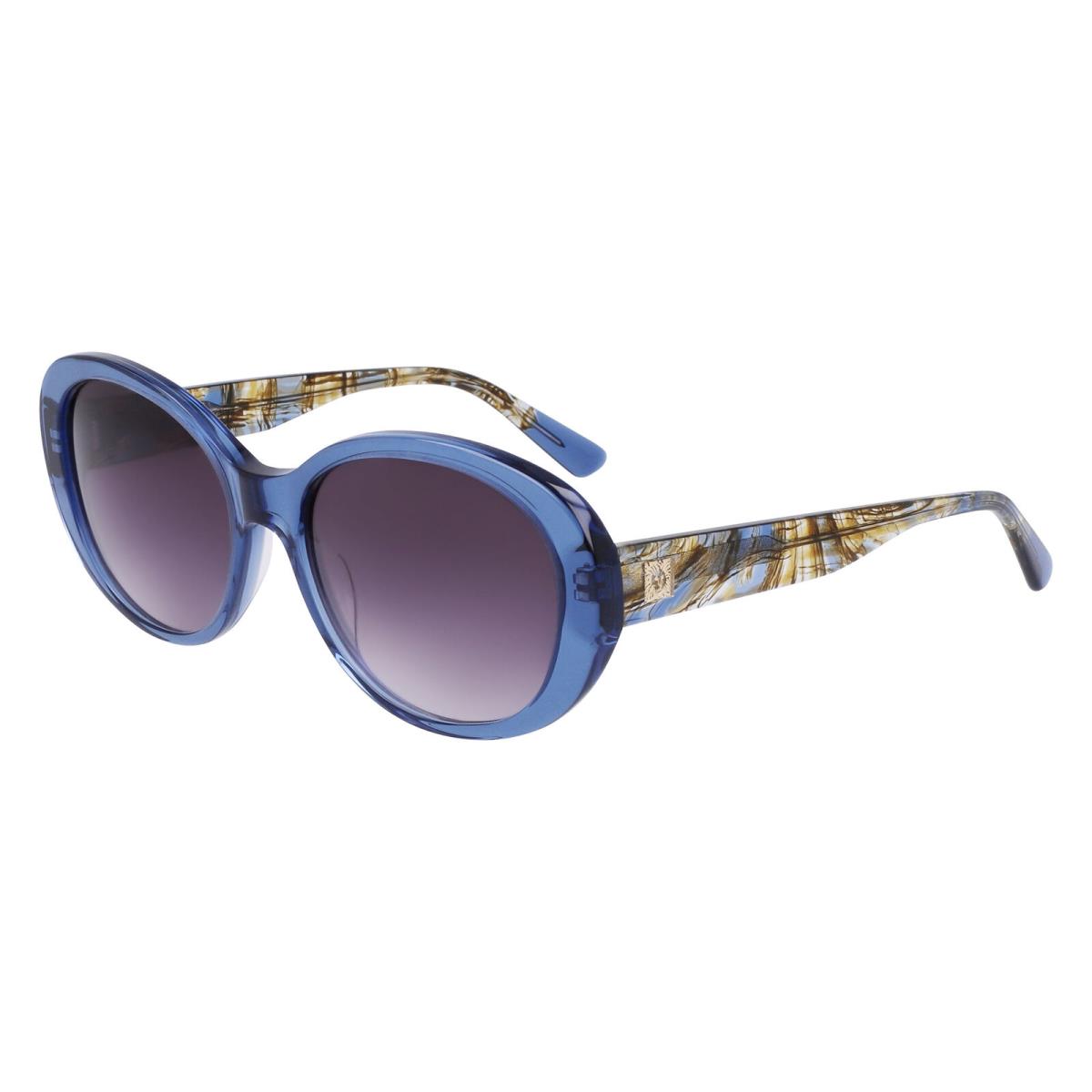 Anne Klein AK7081 Blue Crystal 400 Sunglasses