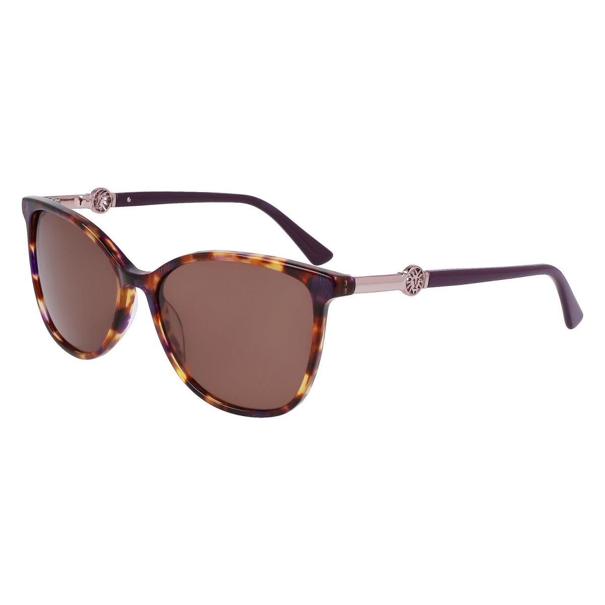 Anne Klein AK7087 Plum Tortoise 540 Sunglasses