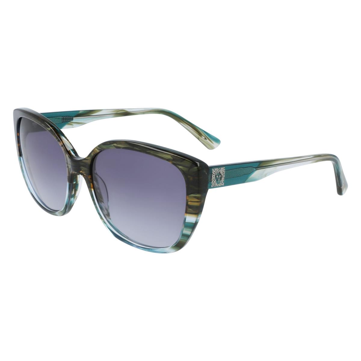 Anne Klein AK7071 Teal Animal 320 Sunglasses