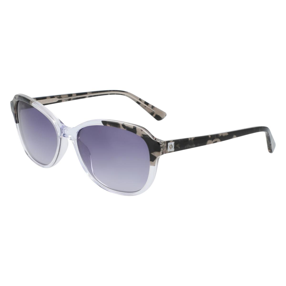 Anne Klein AK7078 Grey Crystal 020 Sunglasses