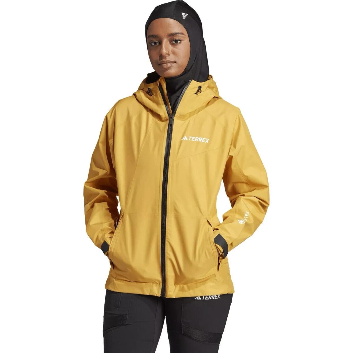 Adidas Terrex Xperior Gore-tex Paclite Rain Jacket Women`s Medium IB4258