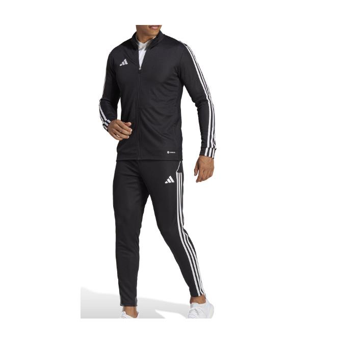 Adidas Tiro Tracksuit Mens 2XL Jacket and Pants Set Soccer Training Black White